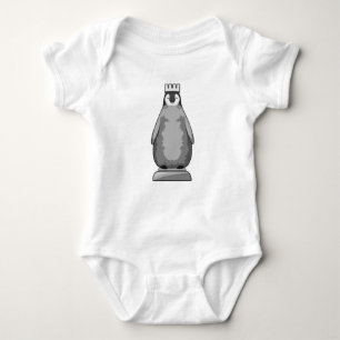Body Para Bebé Pingüino como pieza de ajedrez Rey