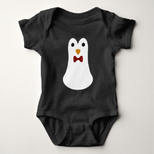Body Para Bebé Pingüino con Bow Tie