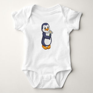 Body Para Bebé Pingüino con Daisy