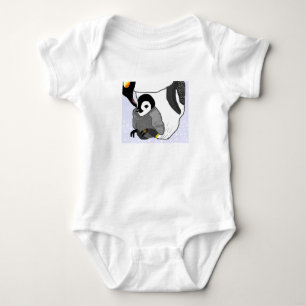 Body Para Bebé Pingüino de la madre y del bebé