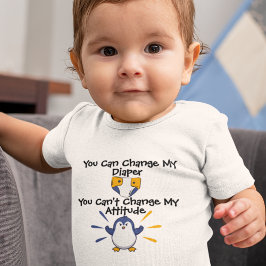 Body Para Bebé Pingüino descarado con actitud Bodysuit de bebé