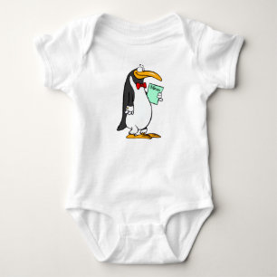 Body Para Bebé Pingüino elegante con camiseta de esmoquin