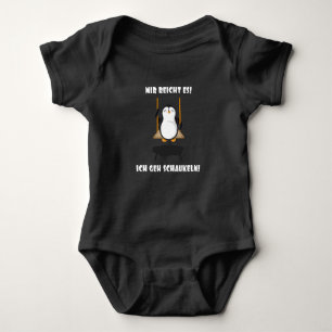 Body Para Bebé Pingüino en un columpio