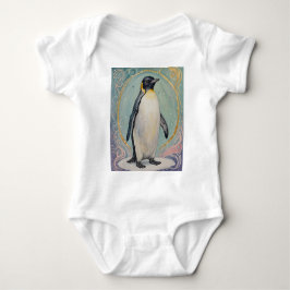 Body Para Bebé Pingüino Magico Pastel