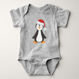 Body Para Bebé Pingüino navidad, Pingüino Bebé, Santa Hat