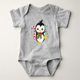 Body Para Bebé Pingüino navidad, Pingüino Con Tejido, Cañón De Va