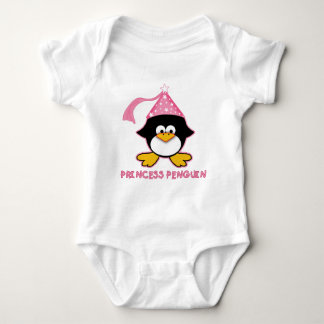 Body Para Bebé Pingüino Princesa Rosa