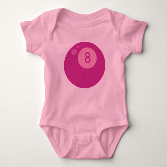 Body Para Bebé pink8ball (Anverso)