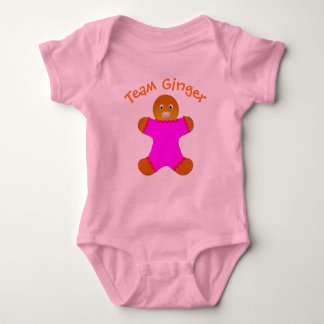 Body Para Bebé Pink Lucky Team Ginger para Fun Ginger y Redheads