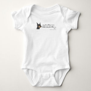 Body Para Bebé pinscher doberman