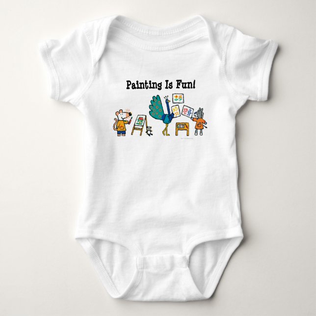 Body Para Bebé ¡Pintura con Maisy! (Anverso)