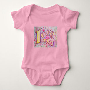 Body Para Bebé Pintura de amor