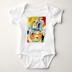 Body Para Bebé Pintura de la batalla marítima de Kandinsky en 191