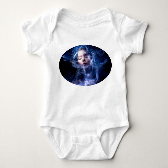 Body Para Bebé Pintura de Luz en Rostro de Mujer (Anverso)