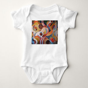 Body Para Bebé Pintura de resumen de música hecha a mano
