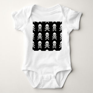 Body Para Bebé Pirata Skulls Crossbone Seless Pattern