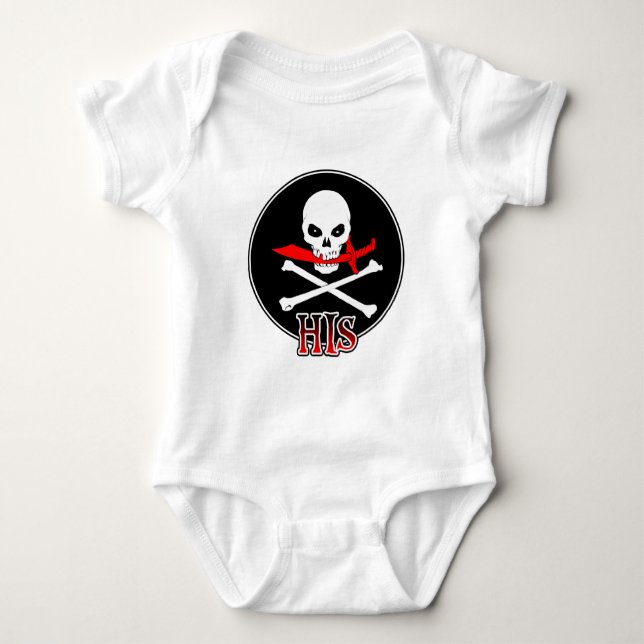 Body Para Bebé Pirata Su (Anverso)