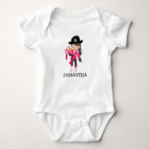 Body Para Bebé Pirate Chica Parrot