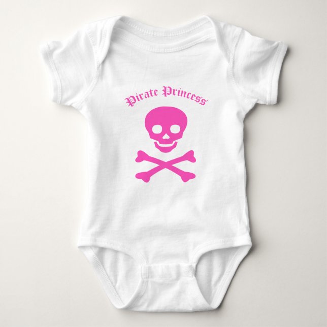 Body Para Bebé Pirate Princess Crossbone (Anverso)