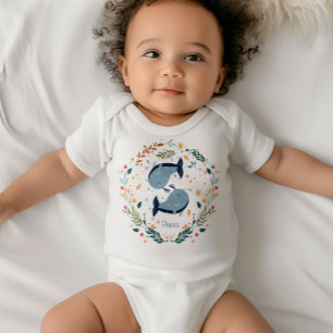 Body Para Bebé Pisces Baby Set - Dreamy Fish Zodiac Rótulo