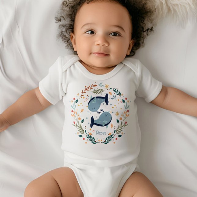 Body Para Bebé Pisces Baby Set - Dreamy Fish Zodiac Rótulo (Subido por el creador)