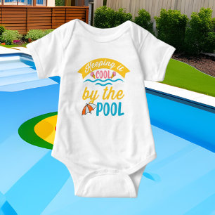 Body Para Bebé piscina linda bebé palabra arte unisexo