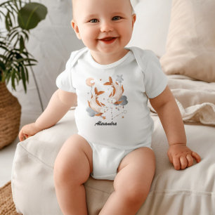 Body Para Bebé Piscis Baby: El Zodiac Encantador Personalizado