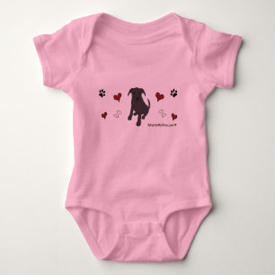 Body Para Bebé pitbull