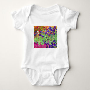 Body Para Bebé PixDezines van gogh iris/st. remy