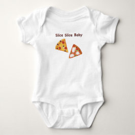 Body Para Bebé Pizza de comida rápida - Caras de comida chatarra 