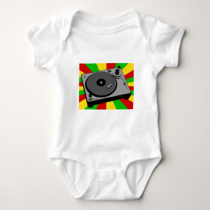 Body Para Bebé Placa giratoria de Rasta