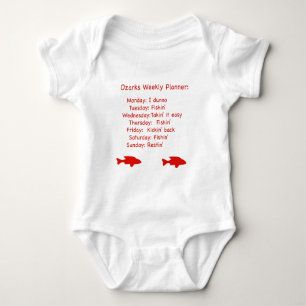 Body Para Bebé Planificador semanal de Ozarks