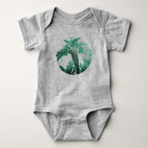 Body Para Bebé Planta de banana de hoja verde