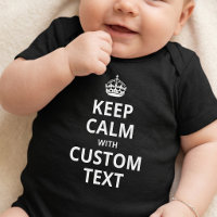 Plantilla de Bodysuit de Bebé con Frase Personaliz