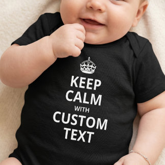 Body Para Bebé Plantilla de Bodysuit de Bebé con Frase Personaliz