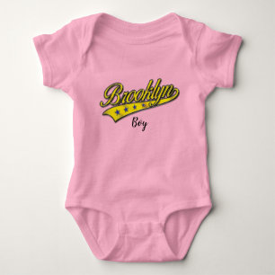 Body Para Bebé Plantilla de diseño Brooklyn Gold Swoosh