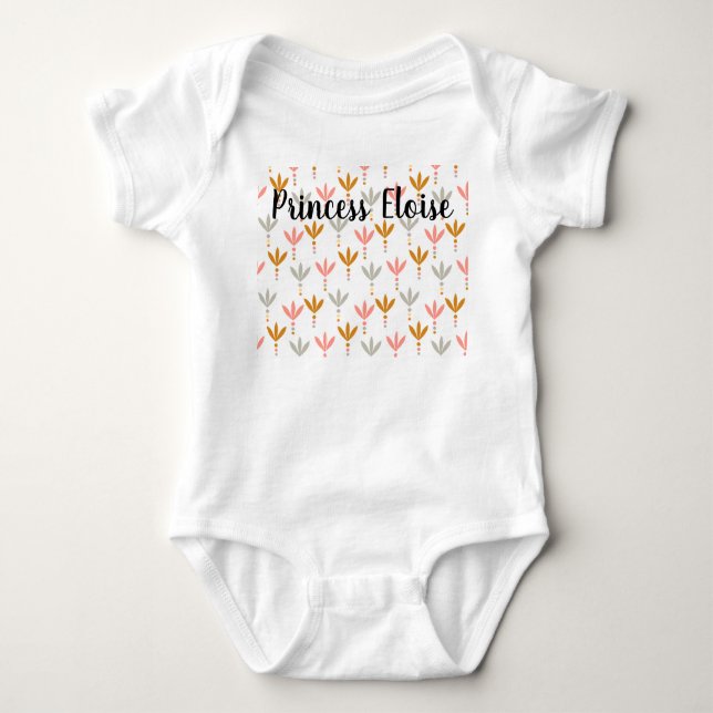 Body Para Bebé Plata y oro (Anverso)