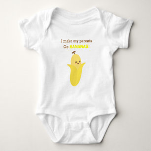 Body Para Bebé Plátano lindo y divertido, para bebés