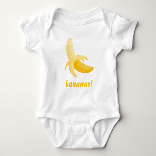Body Para Bebé Plátanos - camiseta del bebé de la correa (Anverso)
