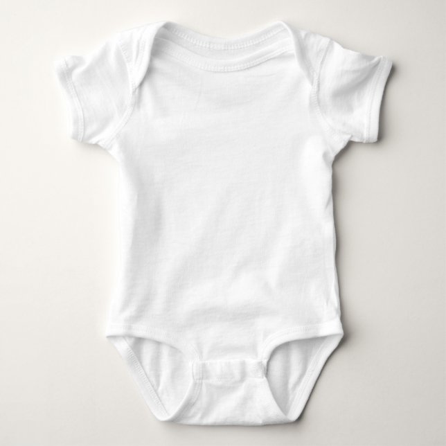 Body Para Bebé Plato Baby Bodysuit Blanco (Anverso)