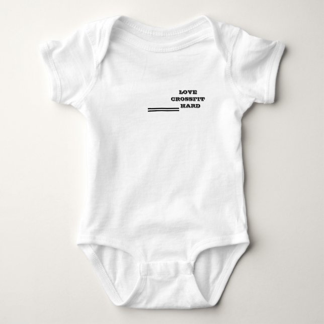 Body Para Bebé Playera, Baby Bodysuit (Anverso)