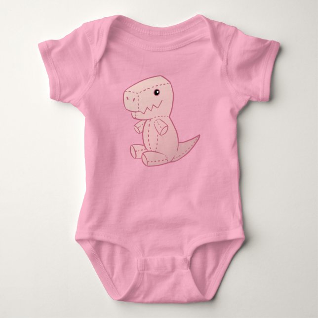 Body Para Bebé Plush Cute T-Rex (Anverso)