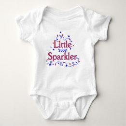Body Para Bebé Poca camiseta del Sparkler