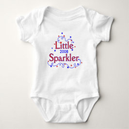 Body Para Bebé Poca camiseta del Sparkler