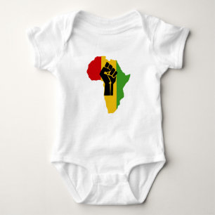 Body Para Bebé Poder de África - reggae