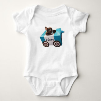 Body Para Bebé Police Car Bunny Farmhouse Adorable