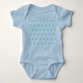 Body Para Bebé Polka Dot Baby Bodysuit (Lavanda y Aqua)