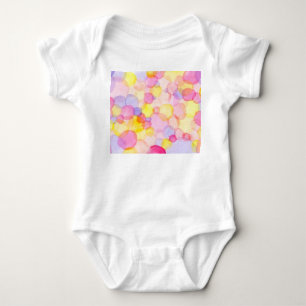 Body Para Bebé Polka Dot Splash: Colorida acuarela