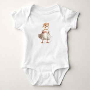 Body Para Bebé Pollito Bebé con Vestido Bodysuit de Pollo Adorabl