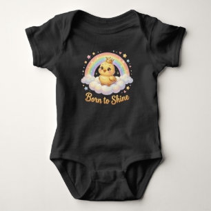 Body Para Bebé Pollito Soleado – Nacido para Brillar